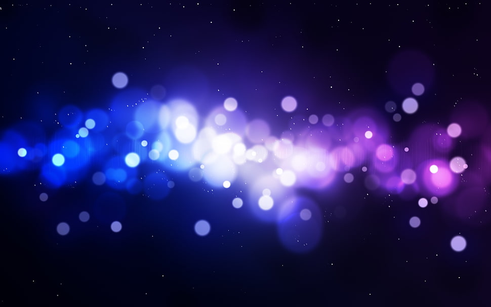 bokeh lights HD wallpaper