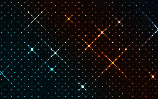 abstract, glowing, dots HD wallpaper