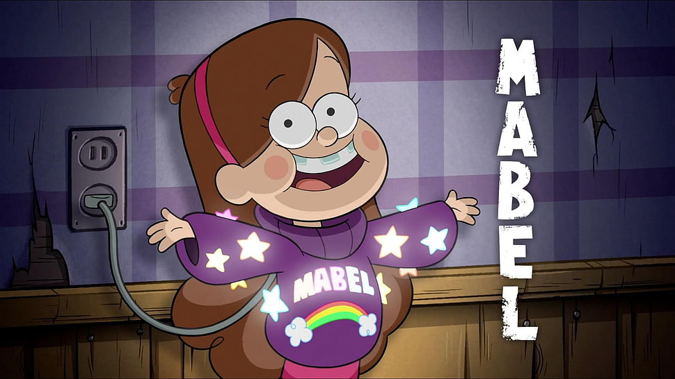 Mabel wallpaper, Gravity Falls HD wallpaper