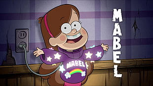 Mabel wallpaper, Gravity Falls
