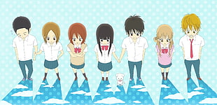 anime characters wallpaper, Kimi ni Todoke, Kuronuma Sawako , Ayane Yano, Ryu Sanada