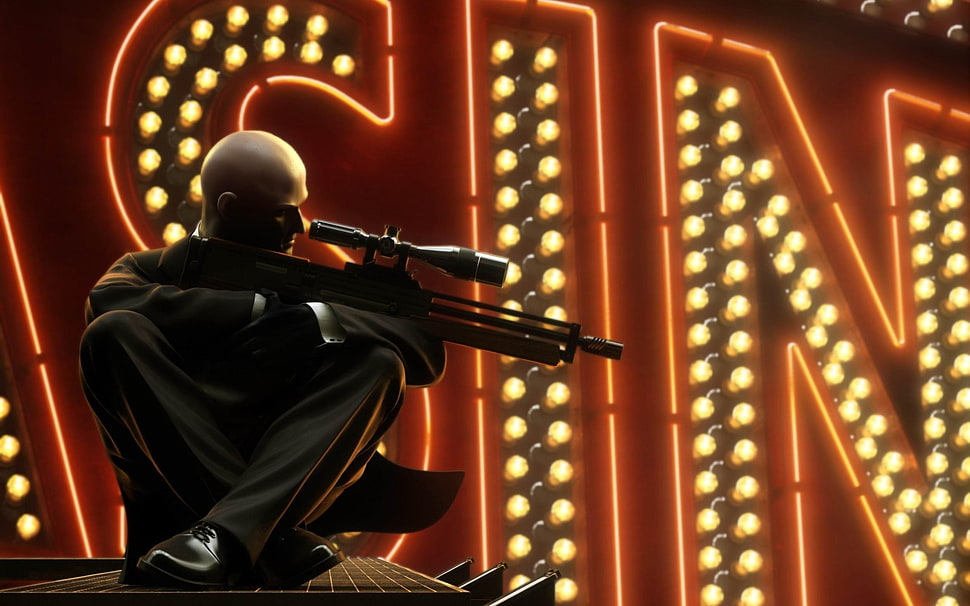 Hitman digital wallpaper, W200, Hitman HD wallpaper