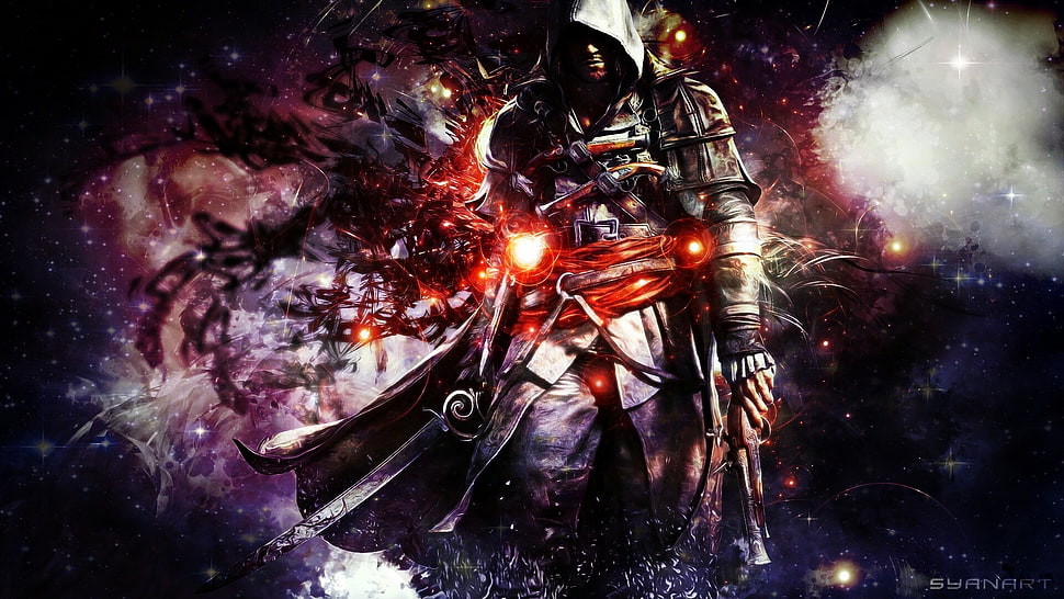 Assassin's Creed game cover, Assassin's Creed, edit HD wallpaper