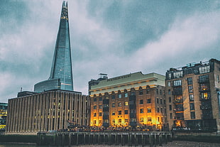 The Shard building photography HD wallpaper