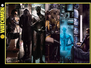 Watchmen wallpaper, Watchmen, comics, digital art, Rorschach