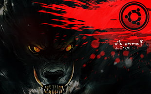 Wily Werewolf digital wallpaper, Ubuntu, wily werewolf