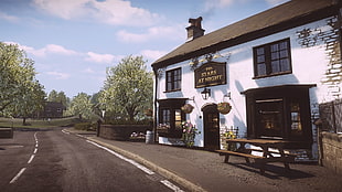 white wall paint, Everybody's Gone to the Rapture, in-game, CryEngine , old building