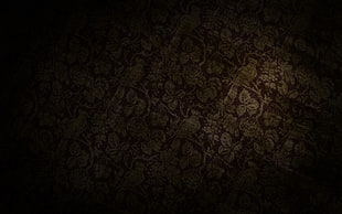 maroon and gold floral bed sheet