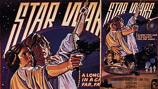 two Star Wars comic books, movies, Star Wars, Star Wars: Episode IV - A New Hope, Leia Organa HD wallpaper