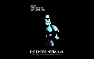 Star Wars The Empire Need You poster, Star Wars