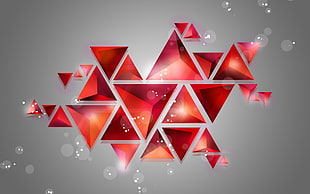 red diamonds illustration
