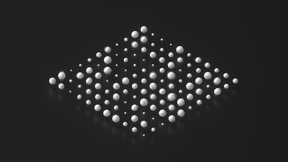 square beaded white accessory HD wallpaper