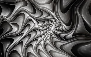Abstraction,  Illusion,  Rotation,  Gray HD wallpaper