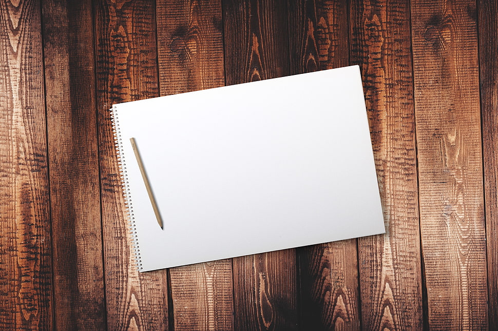 pencil on white sketch notebook HD wallpaper