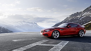 red coipe, BMW Z4, BMW, red cars, vehicle