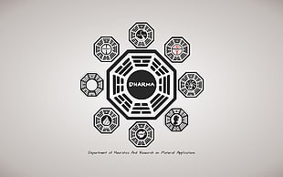 Dharma logo, Lost HD wallpaper