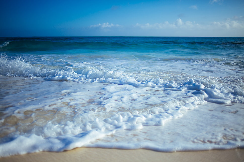 seashore view HD wallpaper