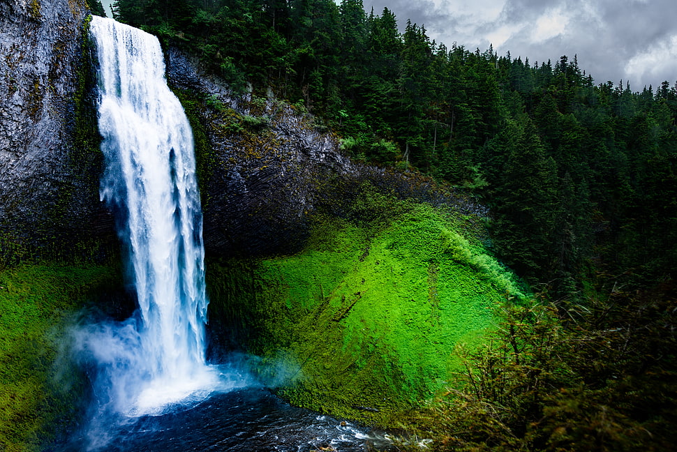 waterfalls HD wallpaper