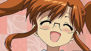 female with brown hair anime digital wallpaper HD wallpaper