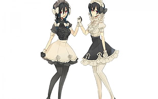 two girl anime character wallpaper