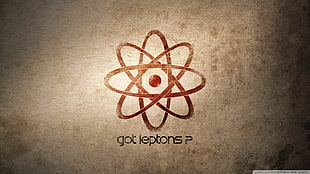 neutron symbol illustration, atoms HD wallpaper