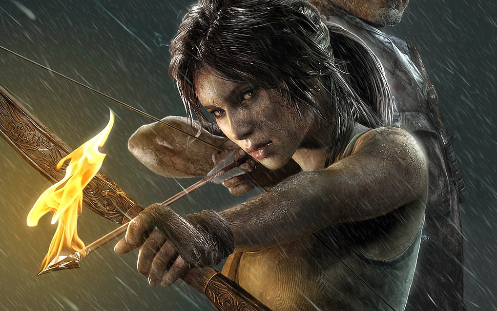 Lara Croft Tomb Raider digital wallpaper, Tomb Raider, Lara Croft, video games, artwork HD wallpaper