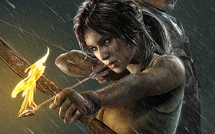 Lara Croft Tomb Raider digital wallpaper, Tomb Raider, Lara Croft, video games, artwork