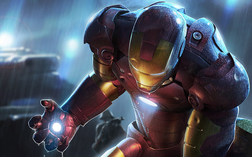 Iron Man illustration HD wallpaper