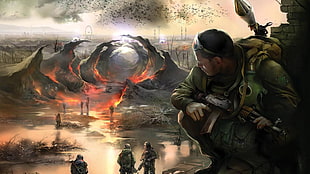 game application digital wallpaper, artwork, video games