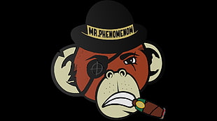 Mr. Phenomenon monkey cartoon illustration