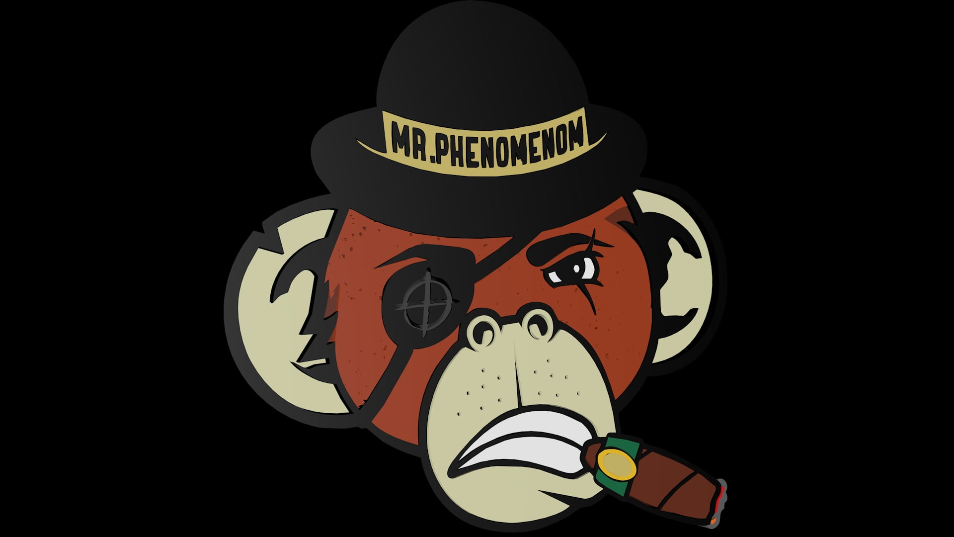 Mr. Phenomenon monkey cartoon illustration HD wallpaper | Wallpaper Flare