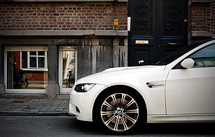 white car, BMW, BMW M3 , BMW E92 M3, white cars