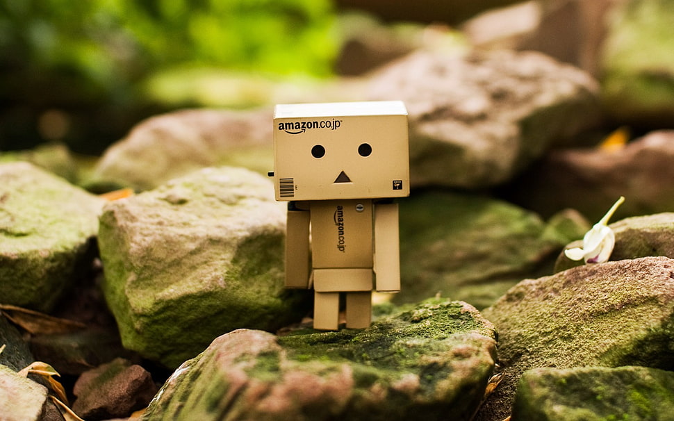 white and gray electronic device, Amazon, Danbo HD wallpaper