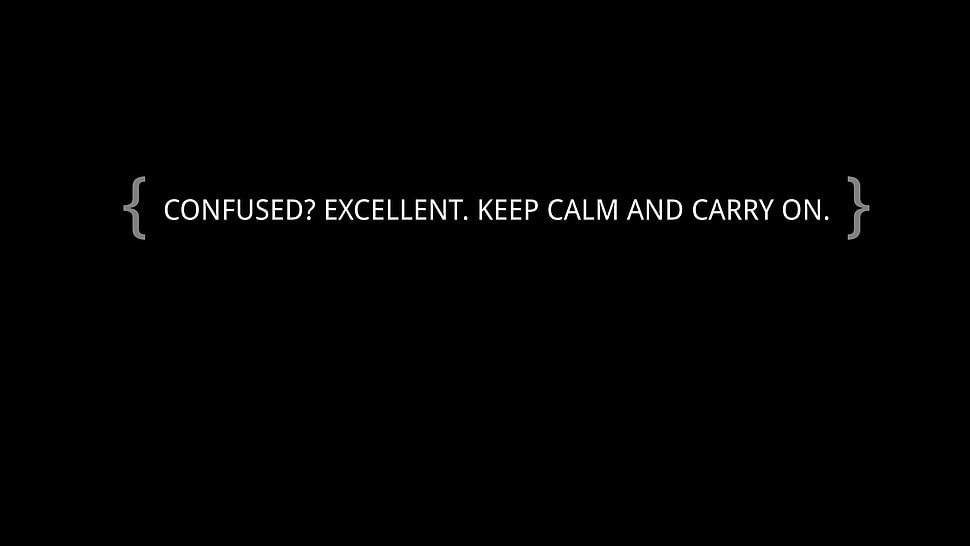 confused? text, typography HD wallpaper