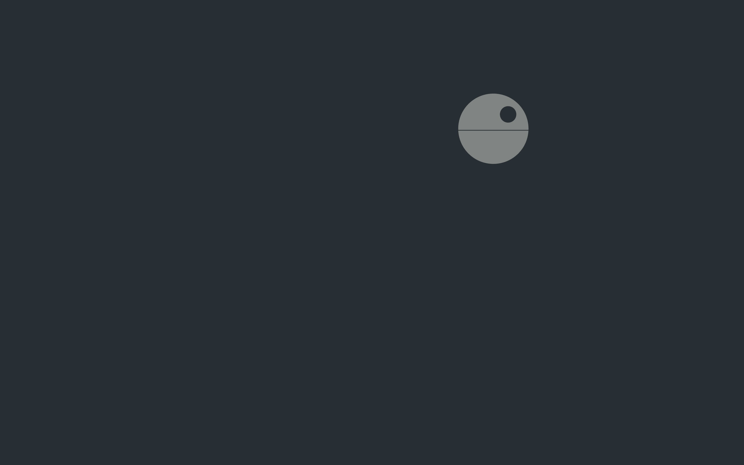 minimalism, Star Wars, Death Star