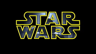 black background with star wars text overlay, Star Wars, Darth Vader