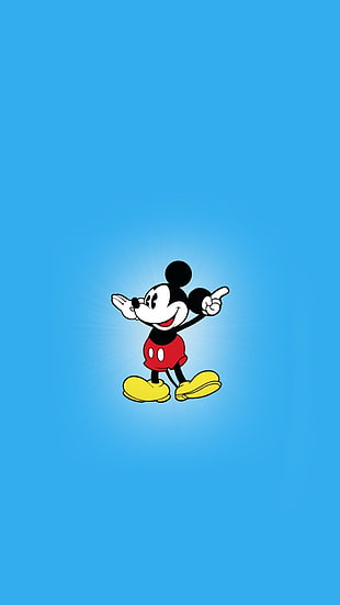 Mickey Mouse illustration, Mickey Mouse