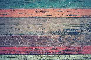 multicolored painted wooden surface