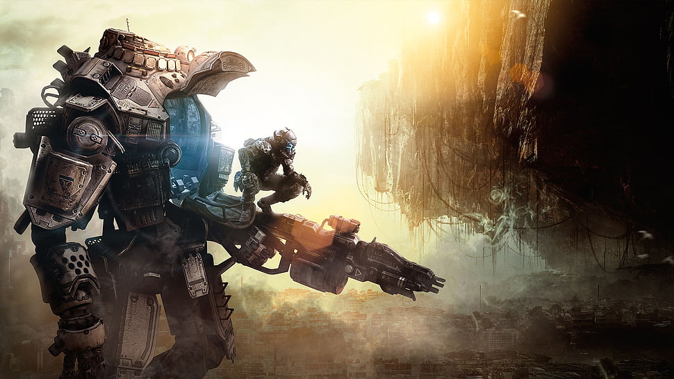 Titanfall 3D wallpaper HD wallpaper