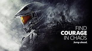 Find Courage In Chaos illustration, Xbox One, Xbox, Microsoft, Halo HD wallpaper