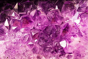 close up photo of purple quartz