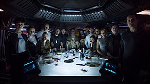 men's gray long-sleeved shirt,  Alien: Covenant, Cast, Crew, James Franco HD wallpaper