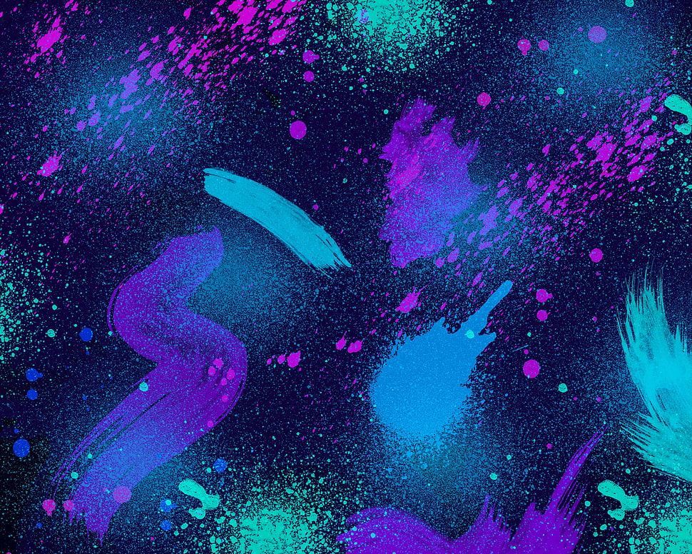 abstract painting, abstract, graphic design, vector HD wallpaper