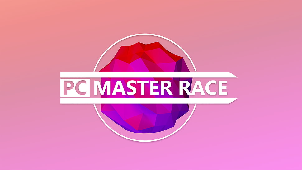 PC Master Race logo, PC gaming, Master Race HD wallpaper