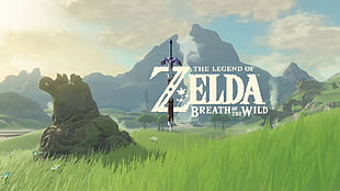 The Legend of Zelda Breath of the Wild game illustration HD wallpaper