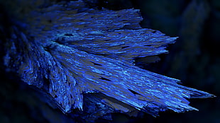 Procedural Minerals, mineral, blue, dark HD wallpaper