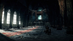 indoor castle digital artwork, Dark Souls III, Dark Souls
