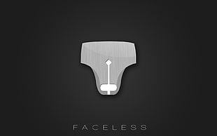 Faceless logo, Dota 2, video games, minimalism