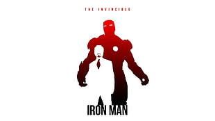 Iron Man logo HD wallpaper
