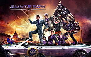 Saints Row 4 digital wallpaper, Saints Row IV